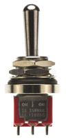 394-437 RS PRO Toggle Switch, Panel Mount, On-Off-On, DPDT, Solder Terminal, 120 ac/dc, 28V ac/dc