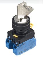 yw1k-31be20 Idec IP65 Key Switch, DPST 3-Way