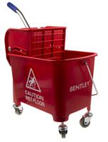 705-6259 20L Plastic Red Mop Bucket With Handle