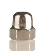 248-4416 RS PRO, Plain Stainless Steel Hex Nut, DIN 1587, M6
