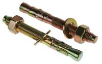 908-6987 RS PRO Carbon Steel Anchor Bolt M16 x 150mm, 16mm Fixing Hole