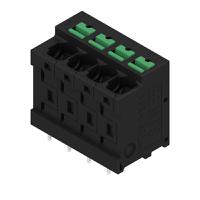 2913730000 Weidmüller OMNIMATE4.0 Series PCB Terminal, 4-Contact, 5mm Pitch, PCB Mount, 1-Row, Snap In Termination