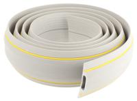 26101121 RS PRO 3m Grey/Yellow Cable Cover in Rubber, 30mm Inside dia.