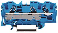 2006-1304 WAGO  TOPJOB S, 2006 Series Blue, 6mm², Single-Level, Push-In Cage Clamp Termination, ATEX, IECEx