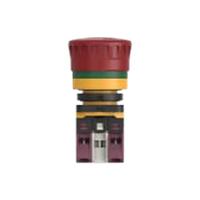 pbes22l024r TE Connectivity PBES22 Series Illuminated Emergency Stop Push Button, Panel Mount, 22.3mm Cutout, 2NC, IP20, IP65