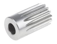 521-6711 RS PRO Stainless Steel 15 Teeth Spur Gear, 1 Module, 8mm Bore Diam, 15mm Pitch Diam, 17mm Hub Diam