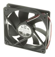 619-6501 RS PRO Axial Fan, 24 V dc, DC Operation, 151.2m³/h, 5W, 190mA Max, 120 x 120 x 25mm