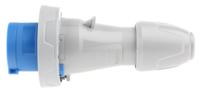 5-553-24 Legrand, P17 Tempra Pro IP66, IP67 Blue Cable Mount 2P + E Industrial Power Plug, Rated At 16A, 230 V
