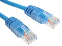 791-7003 RS PRO, 30m Cat5e, Blue RJ45 to Male RJ45 Male, U/UTP Unshielded, Terminated LSZH Sheath