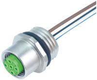 7000-13561-9720020 Murrelektronik Limited Industrial Circular Connector, 5 Contacts, Front, M12 Connector, Socket, Female, IP67, 7000
