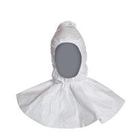 d13395804 DuPont D13395804 White Anti-Static Tyvek Protective Hood, Resistant to Non-Hazardous Substances