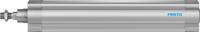 dsbc-80-400-ppva-n3 Festo Pneumatic Piston Rod Cylinder - 1383343 80 mm Bore, 400 mm DSBC Series, Double Acting Acting