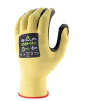 sho4561 Showa Yellow Elastane Cut Resistant Gloves, Size 7, Nitrile Foam Coating