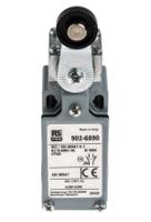 902-6890 RS PRO Roller Lever Limit Switch, NO/NC, IP66, DPST, Zinc Alloy Housing, 400V ac Max, 10A Max
