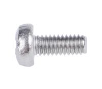 528-716 RS PRO Pozi M2.5 Pan A2 304 Stainless Steel Machine Screws DIN 7985 x 6.0mm