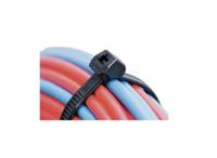 118-04900-t30los-pa66hs-bk HellermannTyton Cable Tie, 200mm x 3.4 mm, Black Polyamide 6.6 (PA66), Pk-100
