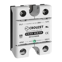 84137660n Crouzet GNAD Series Solid State Relay, 20 A Load, Panel Mount, 100 Vdc Load, 32 Vdc Control