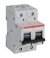2ccf019607r0001-s802pv-sp100-5-ka ABB S800PV MCB, 2P, 100A Curve B, 800V DC, 5 kA Breaking Capacity