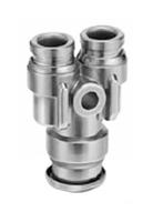 kqg2u08-10 SMC, Push In 8 mm to Push In 8 mm, Tube-to-Tube Connection Style