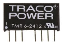 tmr-6-2412 TRACOPOWER TMR 6 DC-DC Converter, 12V dc/ 500mA Output, 18 → 36 V dc Input, 6W, Through Hole, +70°C Max Temp