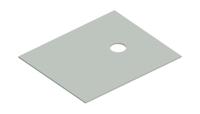 wk-3-p Fischer Elektronik Flame Retardant Silicone Thermal Insulation, 24mm x 20mm x 0.3mm