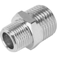 npfc-d-2r18-m Festo NPFC Series Nipple, R 1/8 to R 1/8, Threaded Connection Style, 8030278