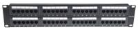 556-708 RS PRO Cat5e 48 Port RJ45 RJ Patch Panel UTP 2U Black