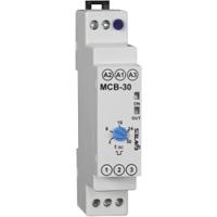 mcb-30 ENTES MCB Series DIN Rail Mount Timer Relay, 12 → 240V ac, 1-Contact, 2 → 30s, SPDT