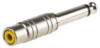 392-582 RS PRO AV Adapter, Female RCA to Male 1/4 in Mono