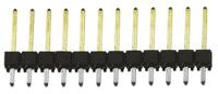 tsw-112-14-l-s Samtec TSW Series Straight Through Hole Pin Header, 12 Contact(s), 2.54 mm Pitch, 1 Row, Unshrouded
