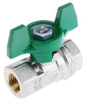 141-7721 RS PRO Brass Full Bore, 2 Way, Ball Valve, Threaded, BSPP 1/4in