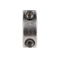 msp-20-ss Ruland Shaft Collar, Two Piece, Clamp Screw, Bore 20mm, OD 40mm, W 15mm, Stainless Steel