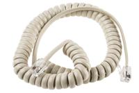 182-4532 RS PRO Male RJ9 to Male RJ9 Telephone Extension Cable, Cream Sheath, 2.5m