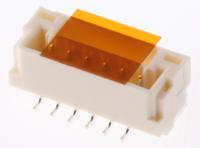 bm06b-ghs-tbtlfsn JST GH Series Straight Surface PCB Header, 6 Contact(s), 1.25 mm Pitch, 1 Row, Shrouded