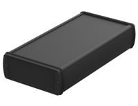 84046200hmt1-abph-1040-0200 Bopla Alubos (Set) Series Black Aluminium General Purpose Enclosure, IP65, Black Lid, 108 x 42 x 200mm