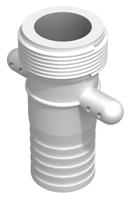 325-0652 RS PRO Hose Connector, Straight Hose Tail Adaptor, BSP 2in 2in ID