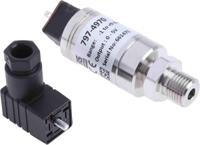 797-4970 RS PRO Pressure Sensor, -1bar Min, 9bar Max, Voltage Output, Relative Reading