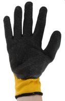 dpg70l DeWALT Yellow Work Gloves, Size 9, Rubber Coating