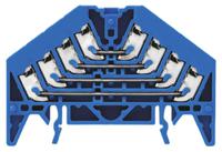 1173930000 Weidmuller  P Series Blue, 1.5mm², Quadruple-Level, Push In Termination