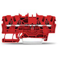 2001-1403 WAGO  TOPJOB S Series Red, 1.5mm², 1-Level, Push-In Cage Clamp Termination, ATEX, EAC Ex, IECEx