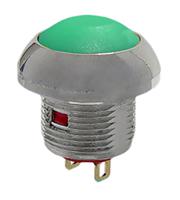 891-9848 RS PRO Miniature Push Button Switch, Momentary, Panel Mount, 13.6mm Cutout, SPST, 250 V ac @ 200 mA, 50 V dc @ 200 mA,