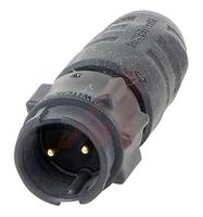 en3l2m16x Switchcraft Circular Connector, 2 Contacts, Cable, Standard Connector, Plug, Male, IP68, IP69K, EN3 Series