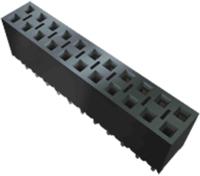 bcs-115-l-d-pe-be Samtec BCS Series Vertical Through Hole Mount PCB Socket, 30-Contact, 2-Row, 2.54mm Pitch, Solder Termination