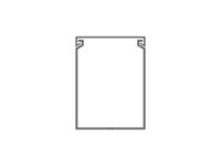 1set411019r0000 PVC Cable Trunking Accessory, 60 x 80mm