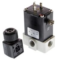 078556 Burkert Solenoid Valve , 3 Port, NO/NC, 24 V dc, 6.35 mm