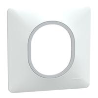 s320702f White 1 Gang Light Switch Cover