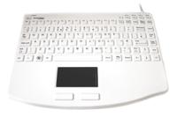 kybna-sil540cv2w Ceratech Wired USB Medical Touchpad Keyboard, QWERTY (UK), White