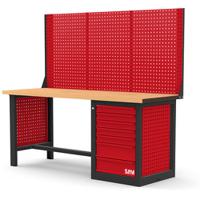 etab-kit200-3 SAM ETAB-KIT200-3 Metal Workbench, 1000kg Max Load, 1800mm x 750mm x 2000mm
