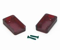 1551usb1trd Hammond 1551 Series Translucent Red ABS Enclosure, IP54, Translucent Red Lid, 35 x 20 x 15.5mm
