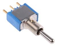 5237cdb APEM Toggle Switch, PCB Mount, (On)-Off-(On), SPST, PC Terminal Terminal, 20V ac/dc